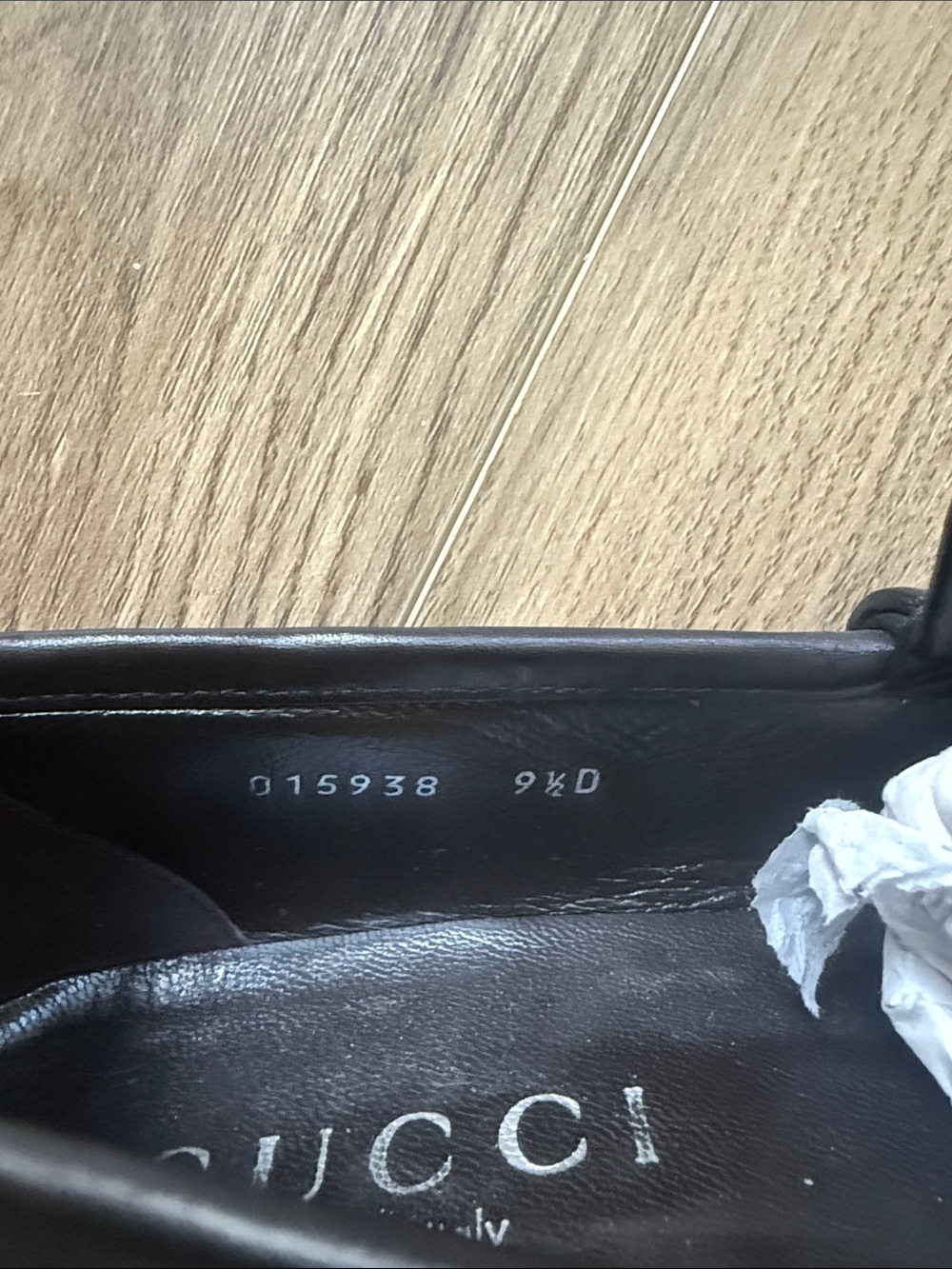 Gucci Black Leather Horsebit Slip-On Loafers - Picture 8 of 12